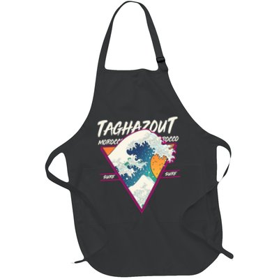 Retro Taghazout Morocco Surf Great Wave Apron
