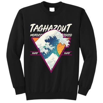 Retro Taghazout Morocco Surf Great Wave Sweatshirt