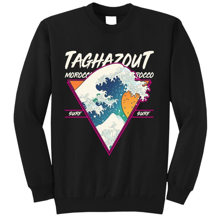 Retro Taghazout Morocco Surf Great Wave Sweatshirt