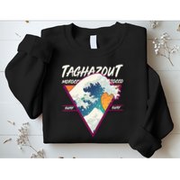 Retro Taghazout Morocco Surf Great Wave Sweatshirt