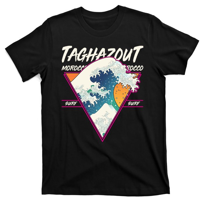 Retro Taghazout Morocco Surf Great Wave T-Shirt