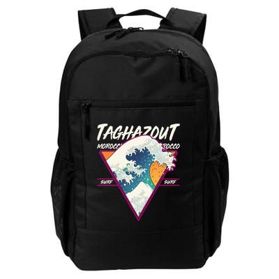 Retro Taghazout Morocco Surf Great Wave Backpack