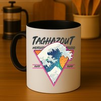 Retro Taghazout Morocco Surf Great Wave Mug