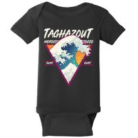 Retro Taghazout Morocco Surf Great Wave Baby Bodysuit