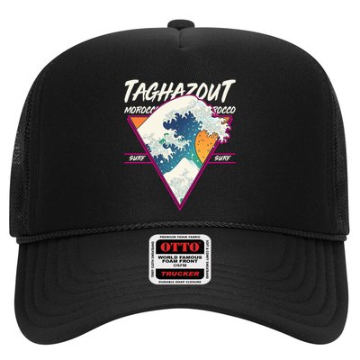 Retro Taghazout Morocco Surf Great Wave Trucker Hat
