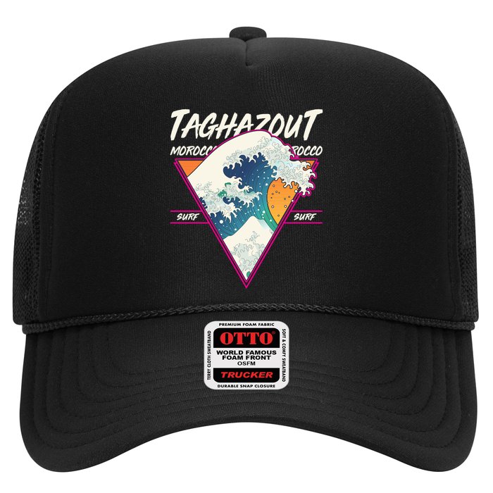 Retro Taghazout Morocco Surf Great Wave Hat