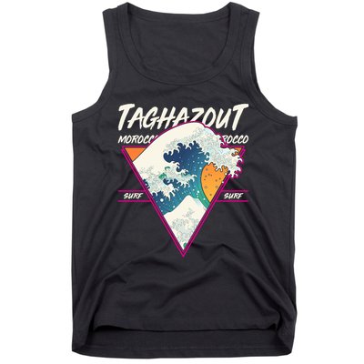Retro Taghazout Morocco Surf Great Wave Tank Top