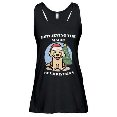 Retrieving The Magic Of Christmas Ladies Essential Flowy Tank