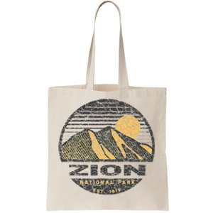 Road Trip Mount Zion National Park Utah Mountain Sunset Art Tote Bag