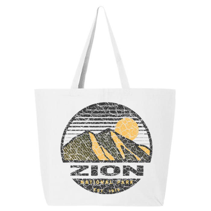 Road Trip Mount Zion National Park Utah Mountain Sunset Art 25L Jumbo Tote