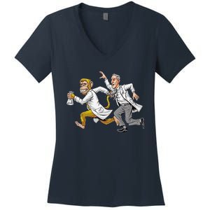 Release The Monkeys Escape 2024 Women's V-Neck T-Shirt