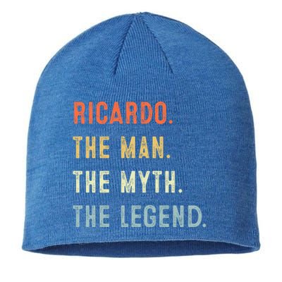 Ricardo The Myth Legend Father’s Day Gift Papa Grandpa Gift Sustainable Beanie