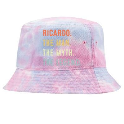 Ricardo The Myth Legend Father’s Day Gift Papa Grandpa Gift Tie-Dyed Bucket Hat