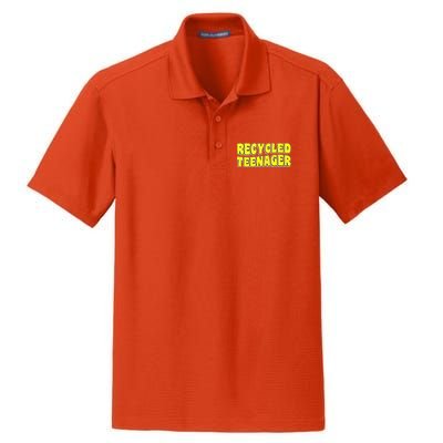 Recycled Teenager - Mothers Day Grandma Fathers Day Grandpa Dry Zone Grid Polo