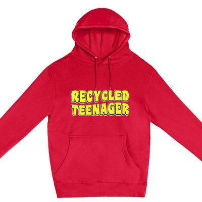 Recycled Teenager - Mothers Day Grandma Fathers Day Grandpa Premium Pullover Hoodie