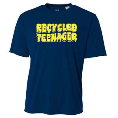 Recycled Teenager - Mothers Day Grandma Fathers Day Grandpa Cooling Performance Crew T-Shirt