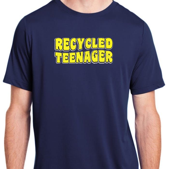 Recycled Teenager - Mothers Day Grandma Fathers Day Grandpa Adult ChromaSoft Performance T-Shirt