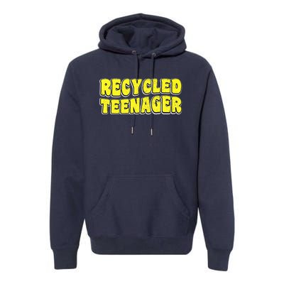 Recycled Teenager - Mothers Day Grandma Fathers Day Grandpa Premium Hoodie