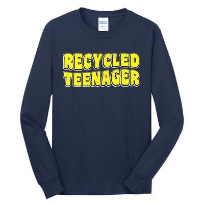 Recycled Teenager - Mothers Day Grandma Fathers Day Grandpa Tall Long Sleeve T-Shirt