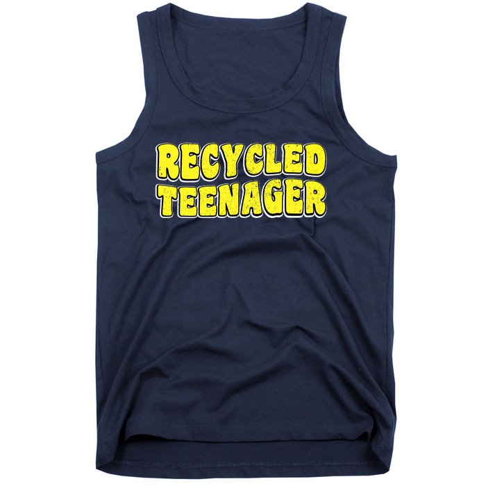 Recycled Teenager - Mothers Day Grandma Fathers Day Grandpa Tank Top