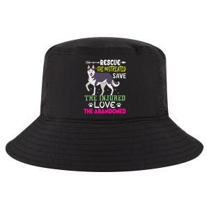 Rescue The Mistreated Save The Injured Love The Abandoned Cool Comfort Performance Bucket Hat