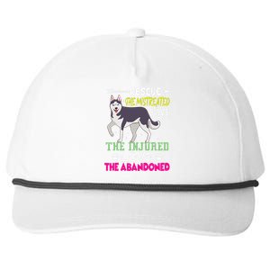 Rescue The Mistreated Save The Injured Love The Abandoned Snapback Five-Panel Rope Hat