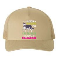 Rescue The Mistreated Save The Injured Love The Abandoned Yupoong Adult 5-Panel Trucker Hat