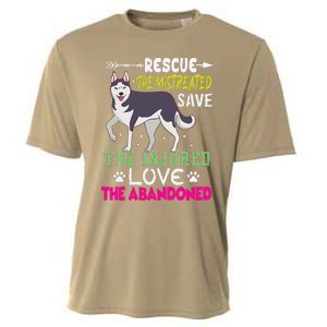 Rescue The Mistreated Save The Injured Love The Abandoned Cooling Performance Crew T-Shirt