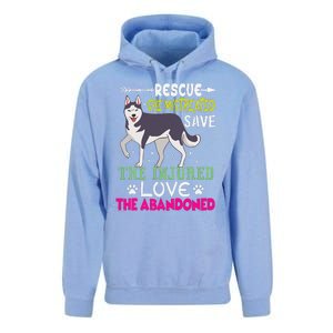 Rescue The Mistreated Save The Injured Love The Abandoned Unisex Surf Hoodie