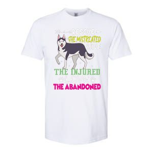 Rescue The Mistreated Save The Injured Love The Abandoned Softstyle CVC T-Shirt