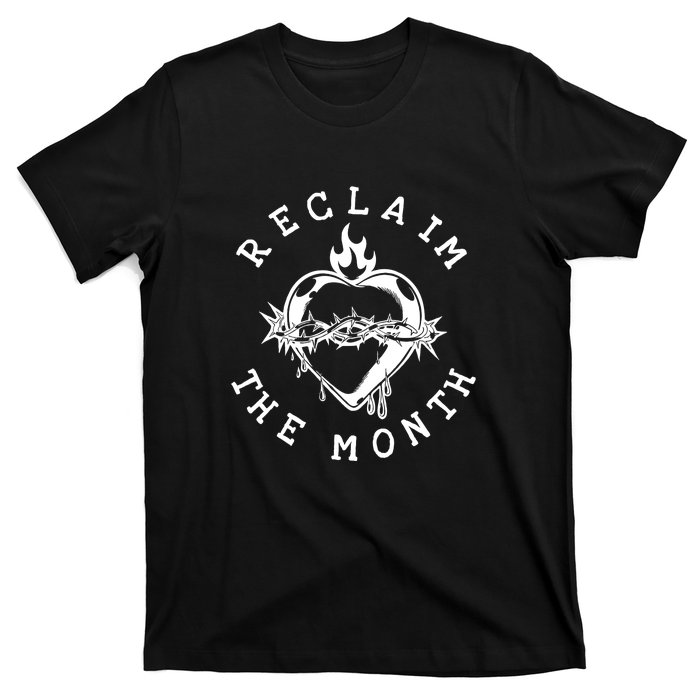 Reclaim The Month Heart T-Shirt