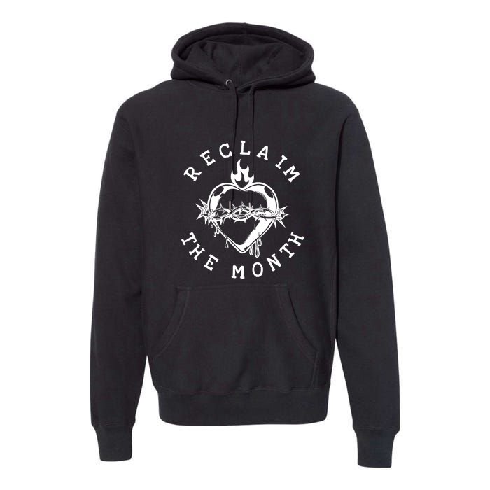 Reclaim The Month Heart Premium Hoodie