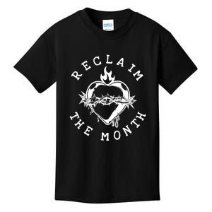 Reclaim The Month Heart Kids T-Shirt