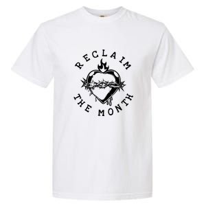 Reclaim The Month Heart Garment-Dyed Heavyweight T-Shirt