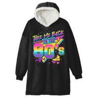 Retro Take Me Back To The 80s Eighties Hooded Wearable Blanket