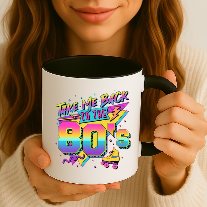 Retro Take Me Back To The 80s Eighties Mug