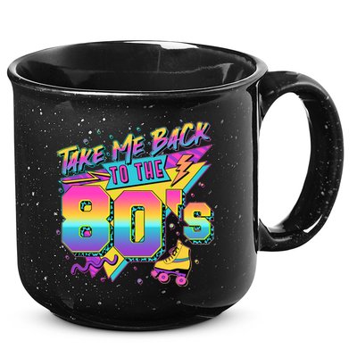 Retro Take Me Back To The 80s Eighties 15oz Campfire Ceramic Mug