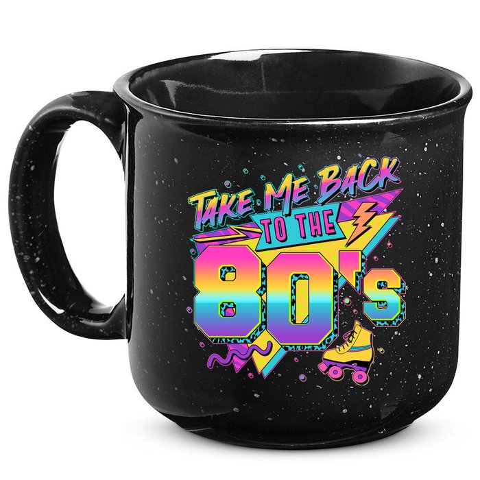 Retro Take Me Back To The 80s Eighties 15oz Campfire Ceramic Mug