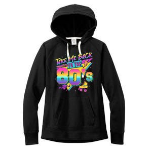 Retro Take Me Back To The 80s Eighties Women's Fleece Hoodie