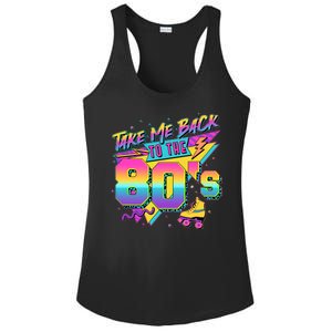 Retro Take Me Back To The 80s Eighties Ladies PosiCharge Competitor Racerback Tank