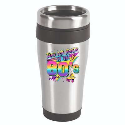 Retro Take Me Back To The 80s Eighties 16oz Travel Tumbler