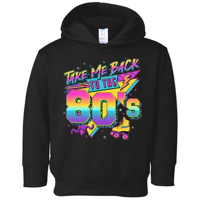 Retro Take Me Back To The 80s Eighties Toddler Hoodie