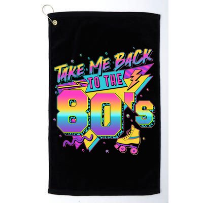 Retro Take Me Back To The 80s Eighties Golf Towel