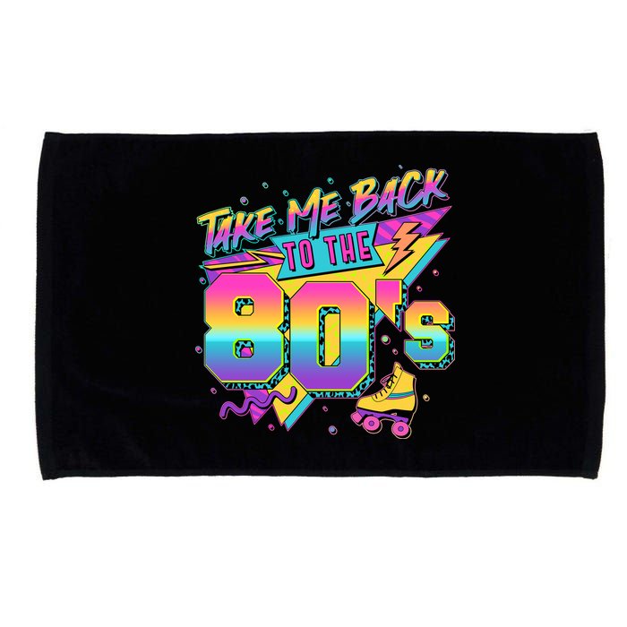 Retro Take Me Back To The 80s Eighties Microfiber Hand Towel