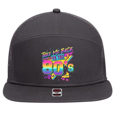 Retro Take Me Back To The 80s Eighties 7 Panel Mesh Trucker Snapback Hat