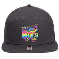 Retro Take Me Back To The 80s Eighties 7 Panel Mesh Trucker Snapback Hat