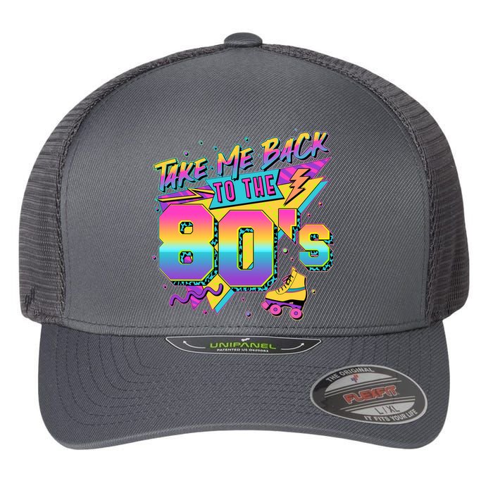 Retro Take Me Back To The 80s Eighties Flexfit Unipanel Trucker Cap