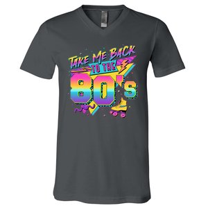 Retro Take Me Back To The 80s Eighties V-Neck T-Shirt