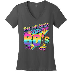 Retro Take Me Back To The 80s Eighties Women's V-Neck T-Shirt