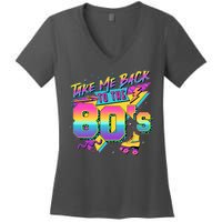 Retro Take Me Back To The 80s Eighties Women's V-Neck T-Shirt